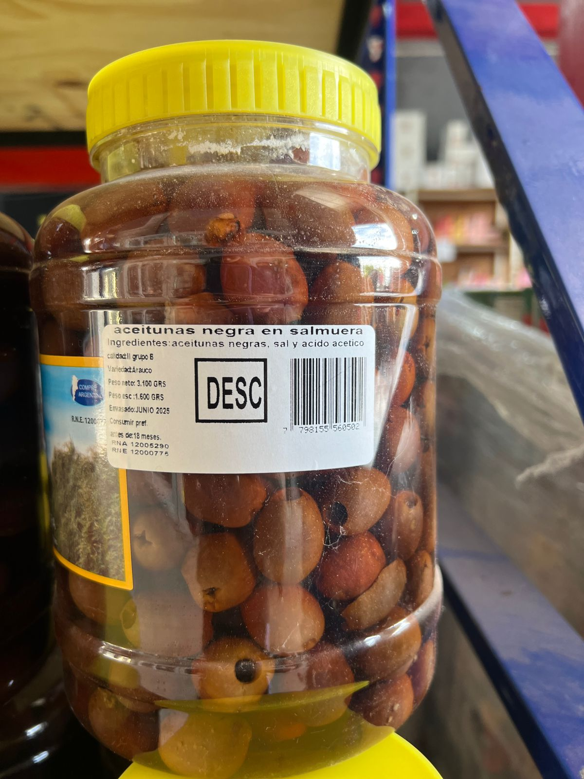 Ace neg desc x 2 kg - Olivares